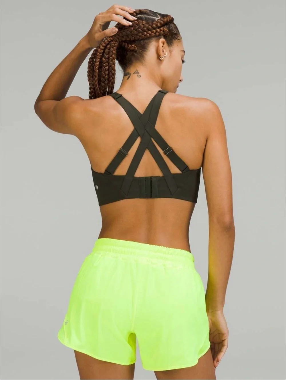 Lululemon Energy Bra *High Support, B–DDD Cups - Dark Olive - 32DD
